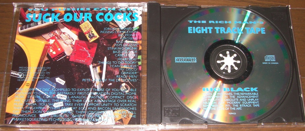 Big Black ビッグ・ブラック CD The Rich Man's Eight Track Tape スティーヴ・アルビニ Steve Albini Touch & Go 廃盤 TG94CD_画像2