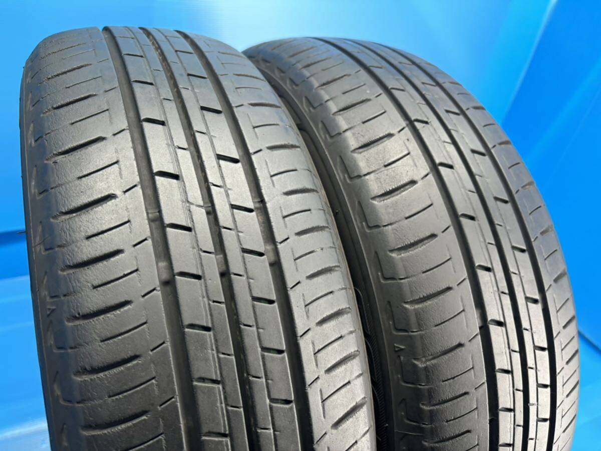 ☆個人宅可☆B25◆ブリヂストン エコピア BS ECOPIa EP150 165/55R15 2本 2018年製造 6～7分山位 点検済_画像2