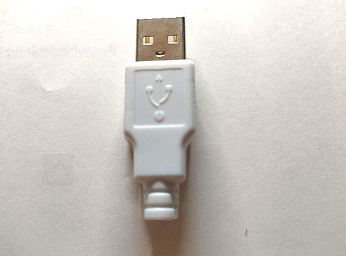 ★USB-A 2.0 組立式コネクター(オス：白) 0208US-A2w-01_画像2