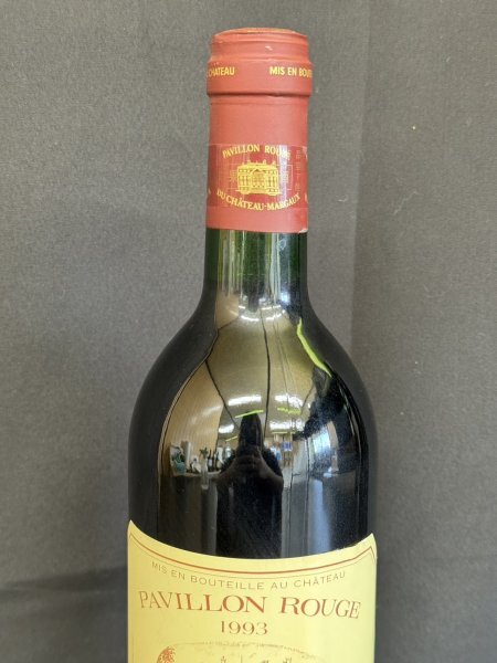 未開栓　PAVILLON ROUGE　パヴィヨン ルージュ　CHATEAU MARGAUX　シャトー マルゴー　1993年　750ml　12.5％_画像2