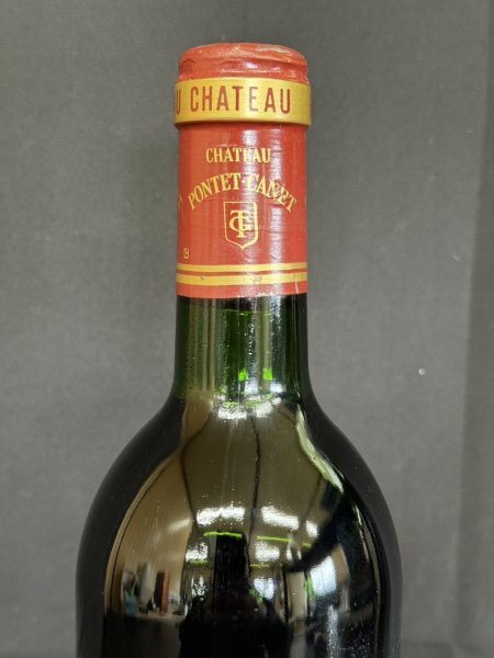 未開栓　CHATEAU　PONTET CANET　シャトー ポンテ カネ　1986年　12.5％_画像2