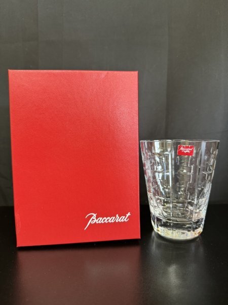 未使用　Baccarat　バカラ　ロックグラス　クリスタル　①_画像1