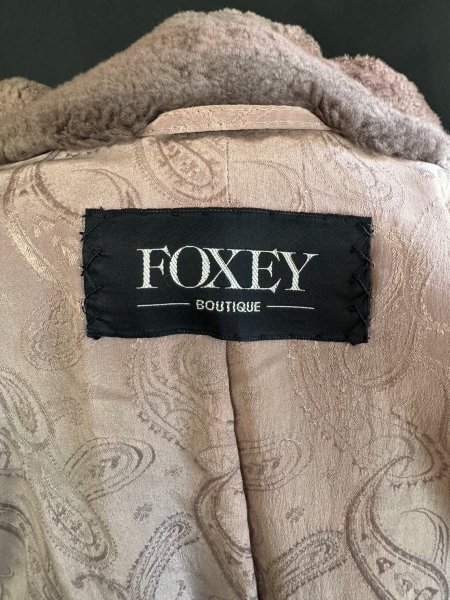 FOXEY BOUTIQUE　フォクシー ブティック　ファーコート　グレー_画像6