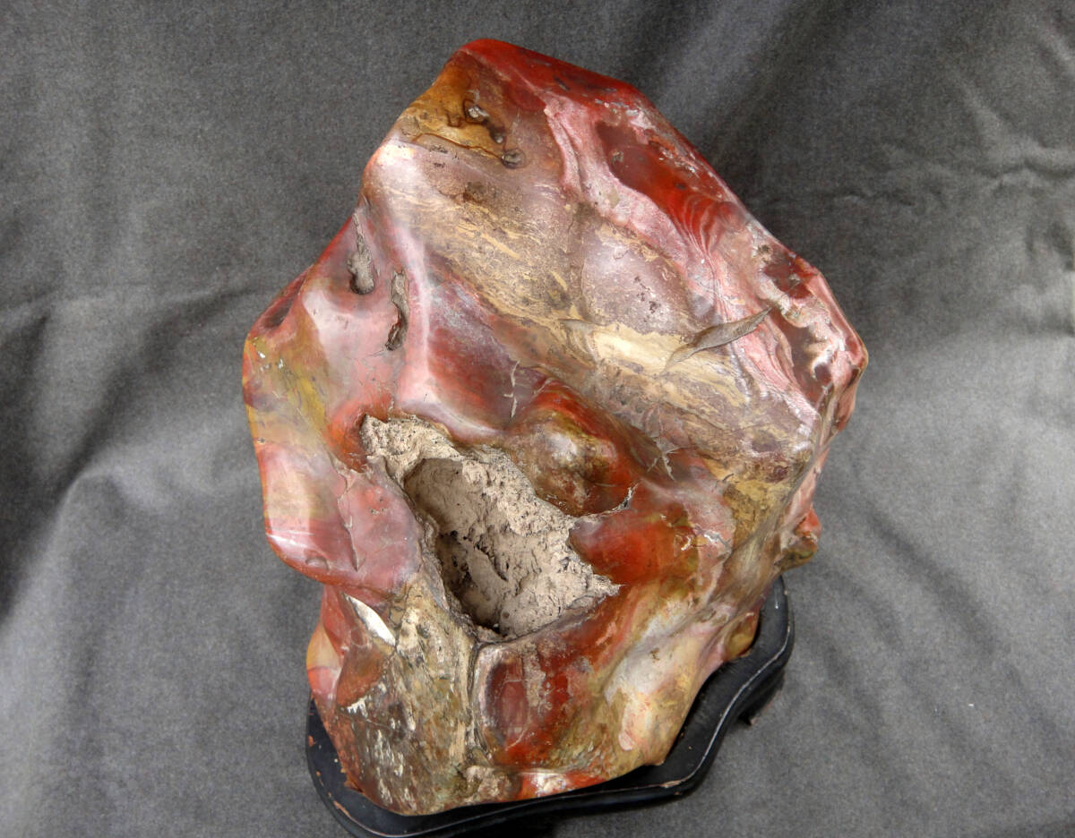  большой .. камень, Садо остров производство,21.( для поиска, камень суйсеки, оценка камень, красный шар камень, хризантема камень )