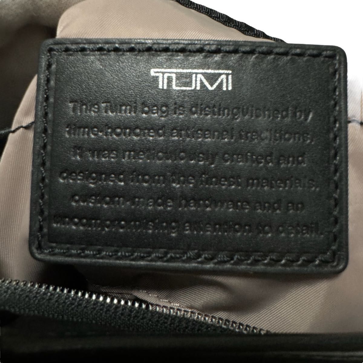 TUMI トゥミ ショルダーバッグ サコッシュ ナイロン レザー ブラック メンズ