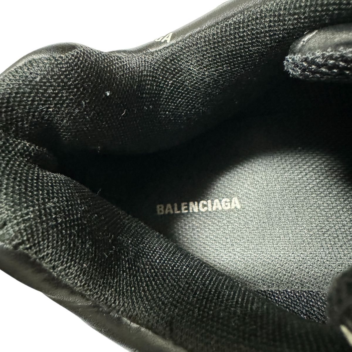 参考定価136,400円 BALENCIAGA バレンシアガ TRIPLE S スニーカー ブラック メンズ 42 27.5cm