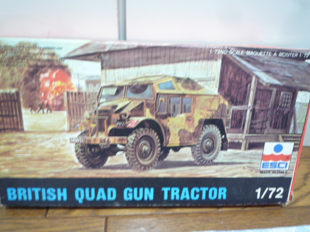 多数欠品あり 部品取り ESCI 1/76 British Quad Gun Tractorの画像1