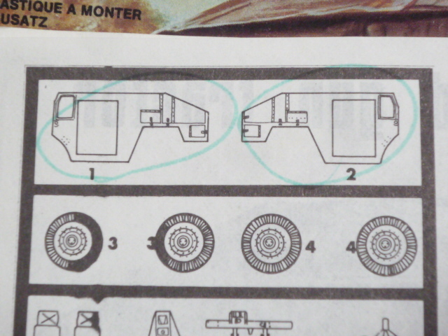 多数欠品あり 部品取り ESCI 1/76 British Quad Gun Tractorの画像3