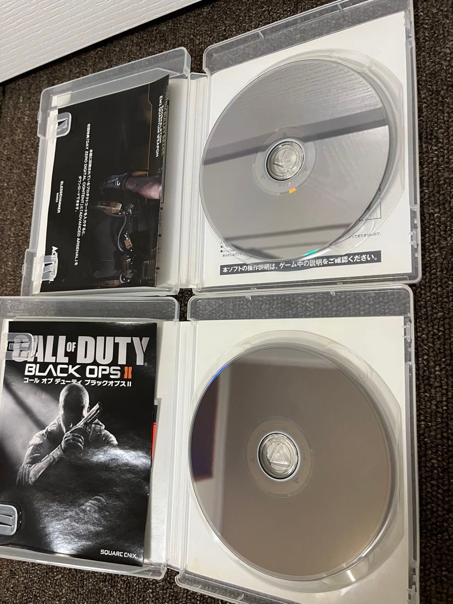 PS3  コールオブデューティ4 モダンウォーフェア3 ブラックオプスⅡ アドバンスドウォーフェア のセット　CALLOFDUTY