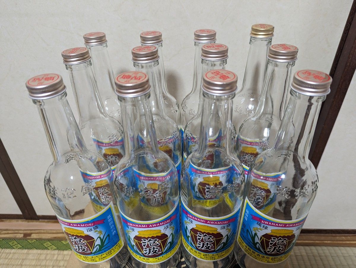 泡盛 波照間 希少 泡波 12本 600ml(3合瓶)空き瓶|Yahoo 泡盛 波照間 希少 泡波 12本 600ml(3合瓶)空き瓶|Yahoo