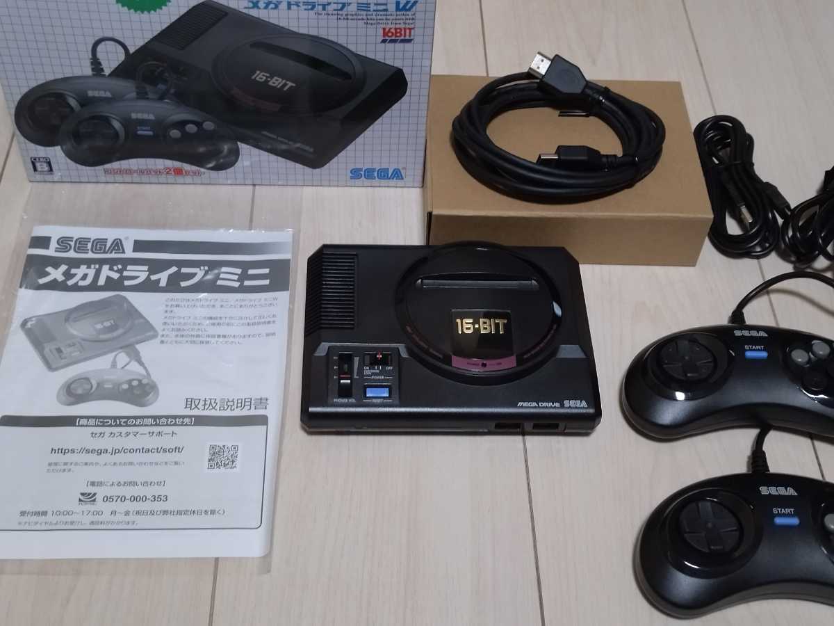 Yahoo!オークション - 即決 新品同様 メガドライブミニW 完品 Yahoo!オークション - 即決 新品同様 メガドライブミニW 完品