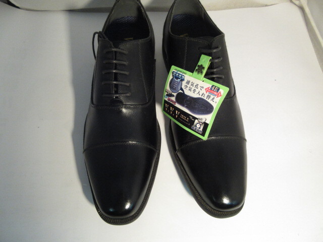  super-discount! 25cm business shoes [667]V.V.V mode series wide width 4E width light weight design black color Y10780