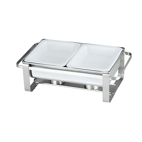 KINGO 角チェーフィング 1/2 オープンスタイル/陶器 2102-2FN KINGO 角チェーフィング 1/2 オープンスタイル/陶器 2102-2FN