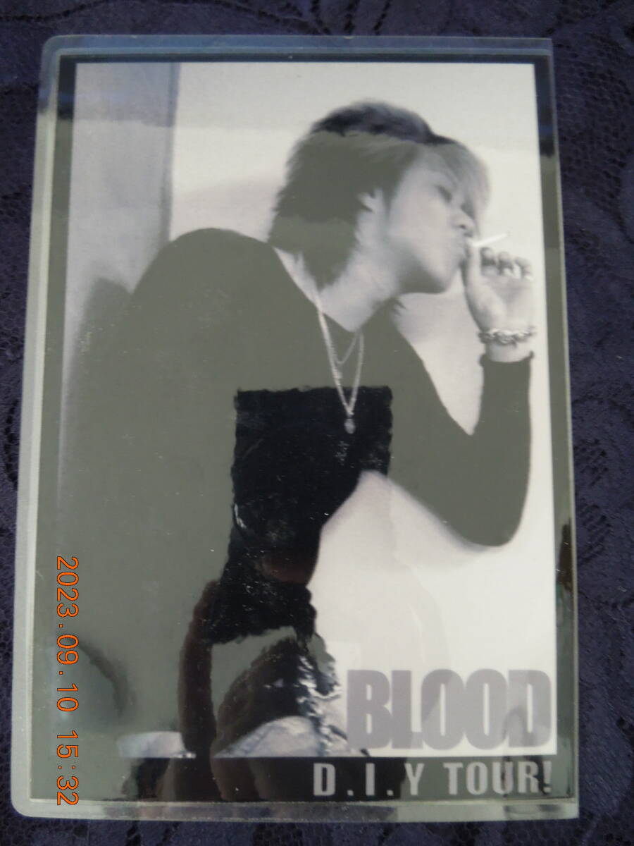 BLOOD D.I.Y TOUR! ラミネートカード_画像1