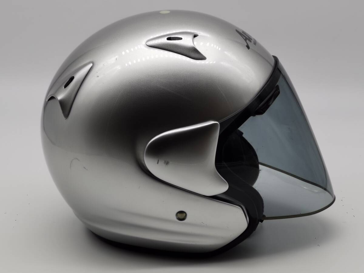 Arai アライ SZ-F ALUMINA SILVER アルミナシルバー SZF ジェットヘルメット XLサイズの画像8