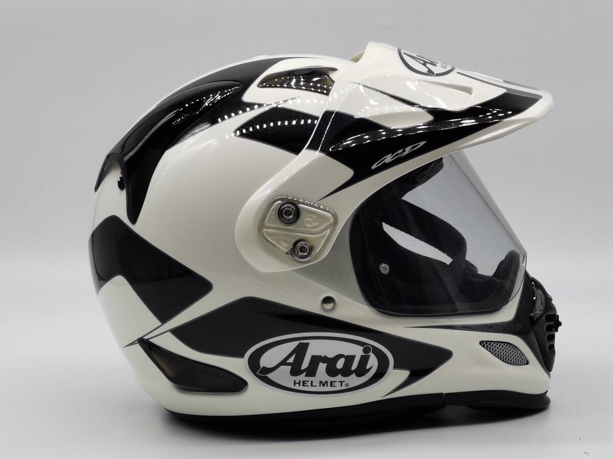 Arai アライ TOUR-CROSS3 EXPLORE ツアークロス3 エクスプローラ ブラック/ホワイト オフロードヘルメット Lサイズ_画像8