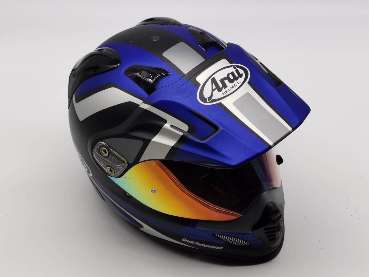 Arai アライ TOUR-CROSS 3 ADVENTURE 青 ツアークロス3 アドベンチャー オフロードヘルメット Lサイズ_画像1