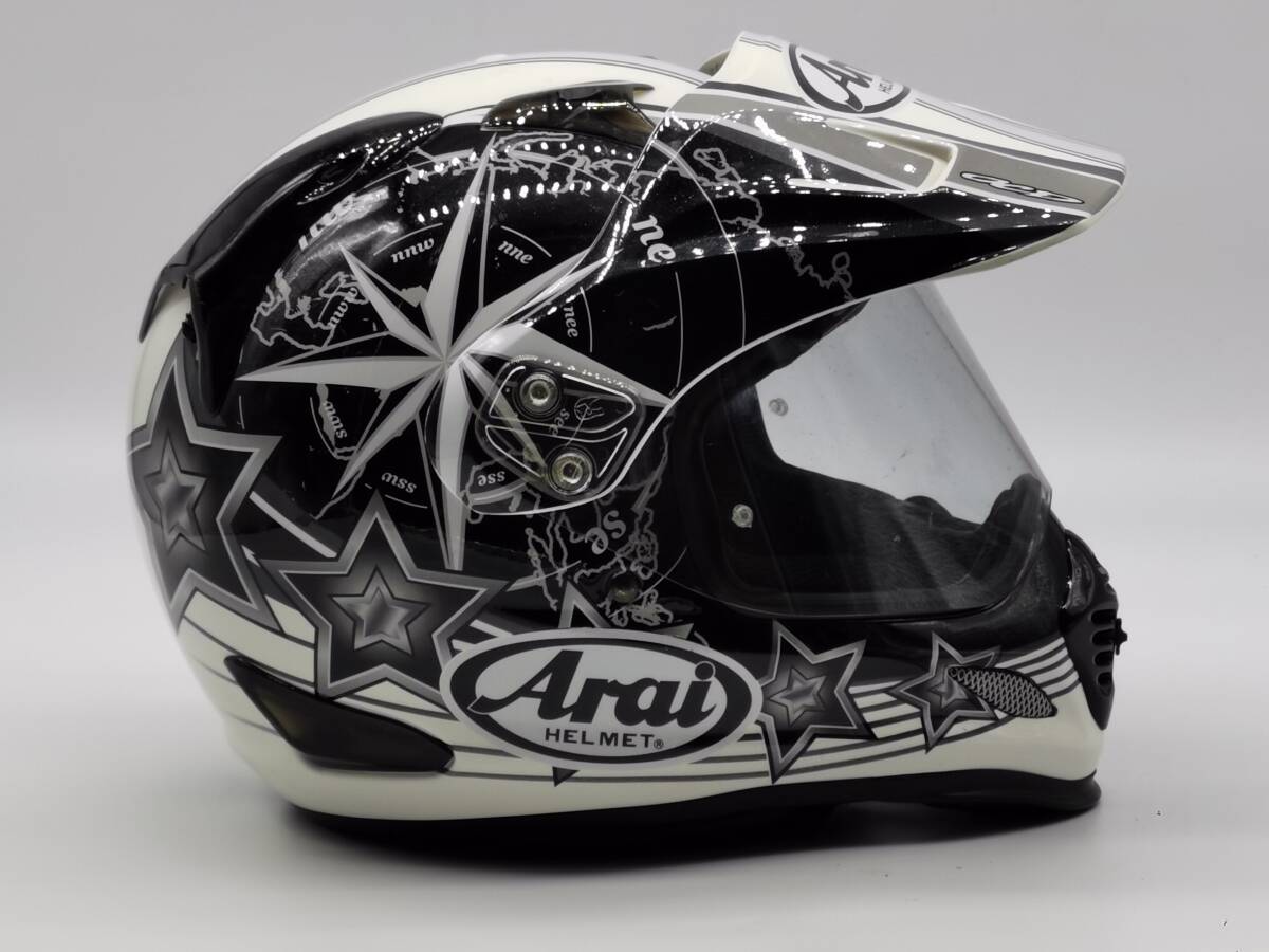 Arai アライ TOUR-CROSS3 AURORA 黑 ツアークロス3 オーロラ BLACK オフロードヘルメット Lサイズ _画像8