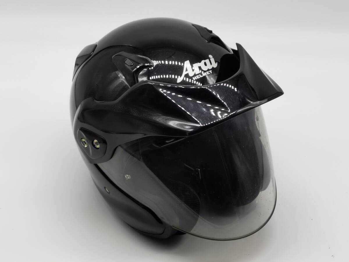 Arai アライ CT-Z GLASS BLACK CTZ グラスブラック ジェットヘルメット Mサイズ_画像1