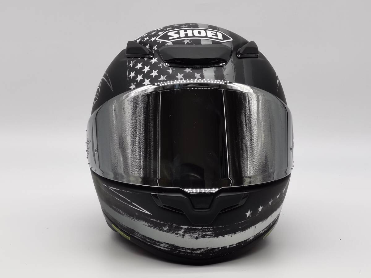 SHOEI ショウエイ Z-8 DEDICATED2 ゼット-エイト デディケーテッド2 Z8 BLACK/GREYマットカラー フルフェイス ヘルメット XLサイズ_画像3