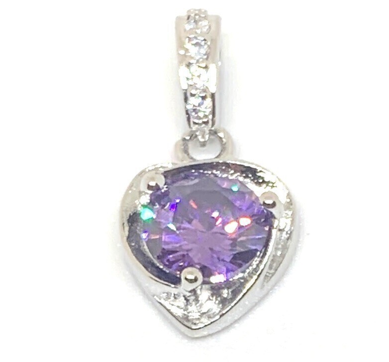 [Premio Fortuna] amethyst pendant top many surface cut 7 millimeter ×7 millimeter body 16 millimeter 316118*