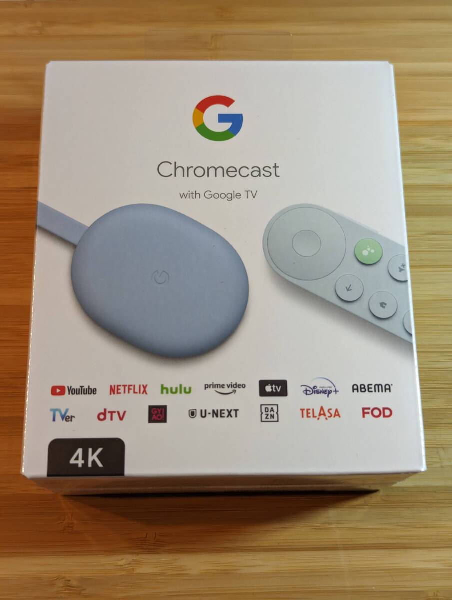 【新品未開封】Chromecast with Google TV 4K Sky