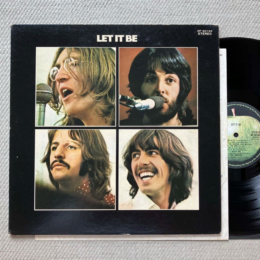 LP◆The Beatles(ビートルズ)「Let It Be(レット・イット・ビー)」◆1971年 AP-80189◆ロック ROCK ジョン・レノン John Lennon_画像1