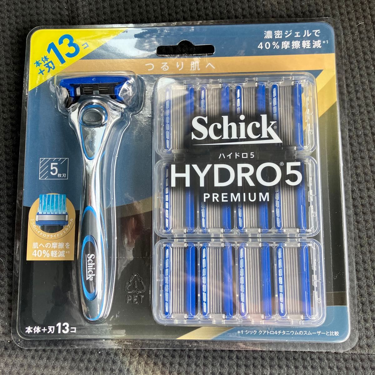 シック ハイドロ5プレミアム つるり肌へSchick 本体+ 替刃(5枚刄) 13コ クラブパック