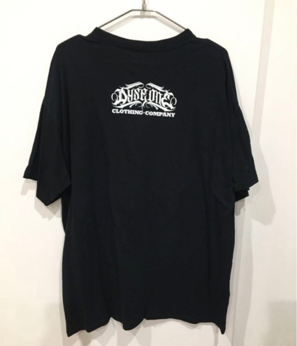 【並行輸入品】Dyse One プリントTシャツ　#7 ブラック　XL  半袖プリントTシャツ　 黒