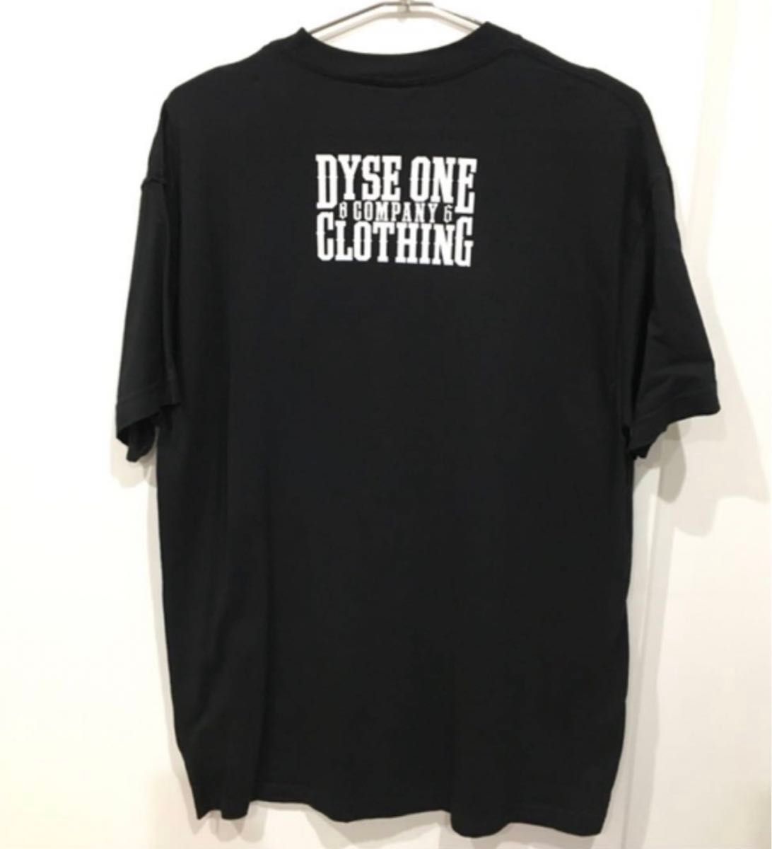 【並行輸入品】Dyse One プリントTシャツ　#5 ブラック　XL  BIGプリント　 黒