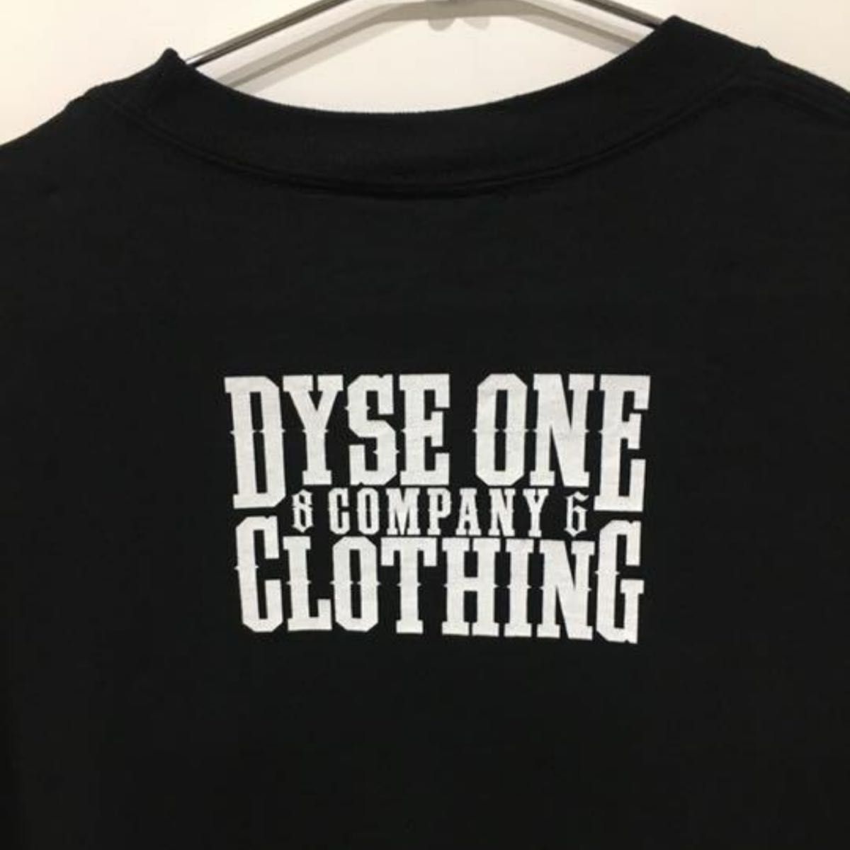 【並行輸入品】Dyse One プリントTシャツ　#5 ブラック　XL  BIGプリント　 黒