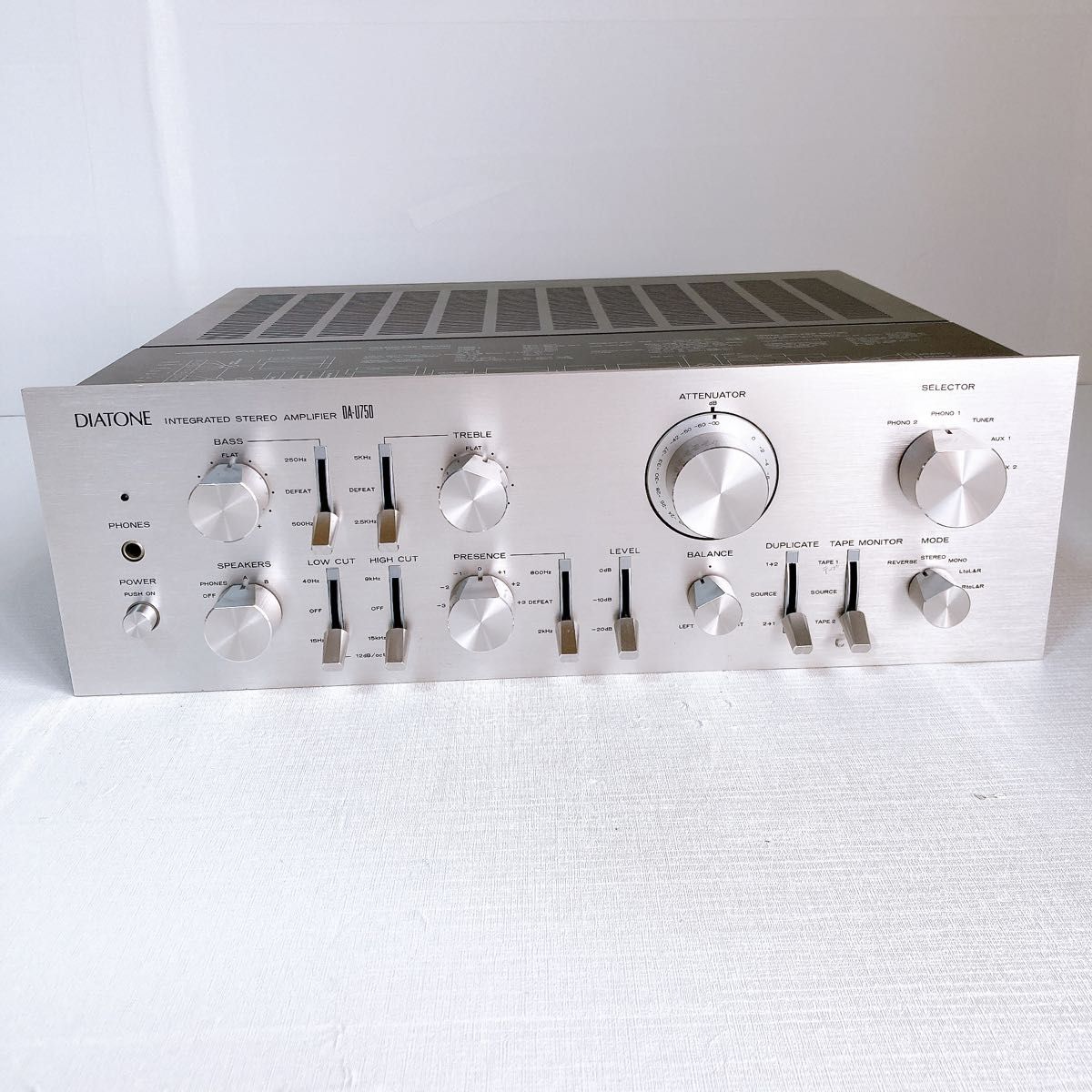 ダイアトーン　DIATONE DA-U750 プリメインアンプ　三菱電機　動作品