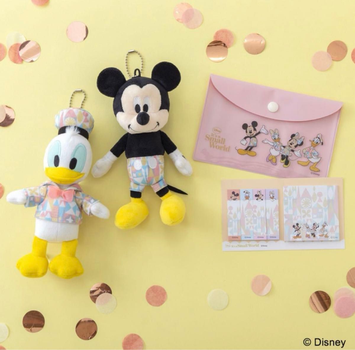 Disney it's a Small World  ぬいぐるみBOOK オールスターふせんBOOK 3点セット