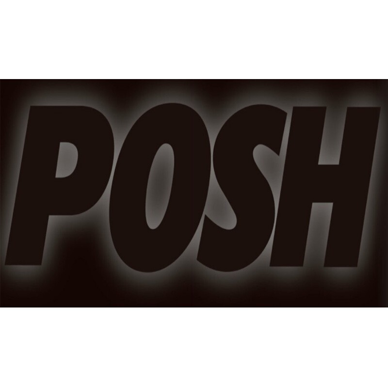 ポッシュ 031067-BK アルミバーハンドル スーパーバイクバー スチールブラックメッキ_画像1