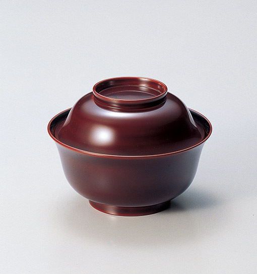 《只今!20%値下げ中》濱田屋「創作漆器」越前塗 煮物椀 溜 1客 椀