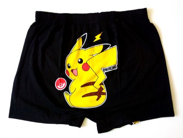  Taiwan * prompt decision! regular goods!! Pokemon Pikachu. part shop put on * Night wear * trunks | underwear man and woman use M,L,or XL size!