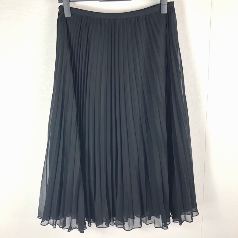 タケオニシダ TAKEO NISHIDA スカート 黒 プリーツ 11サイズ 778264_画像2
