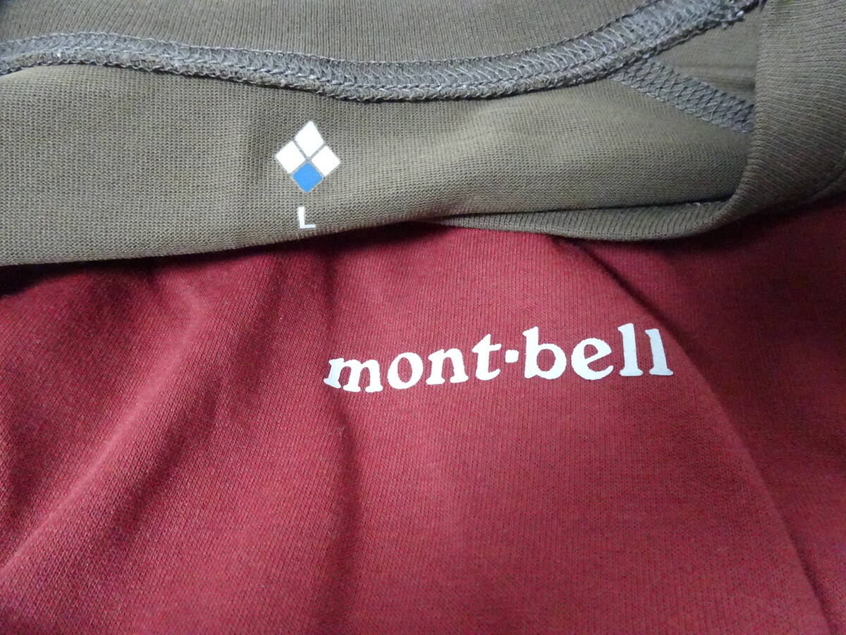 ★彡モンベルmont-bell★彡メンズL 長袖Tシャツ サラサラ素材☆_画像3