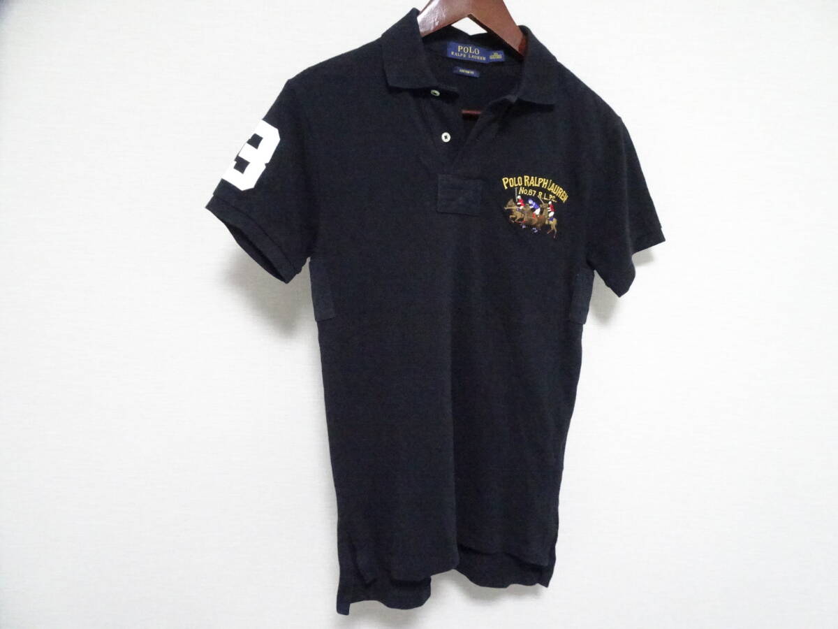 ★彡ラルフローレンRalph Lauren polo★彡メンズXS ポロシャツ 豪華刺しゅう☆彡_画像1