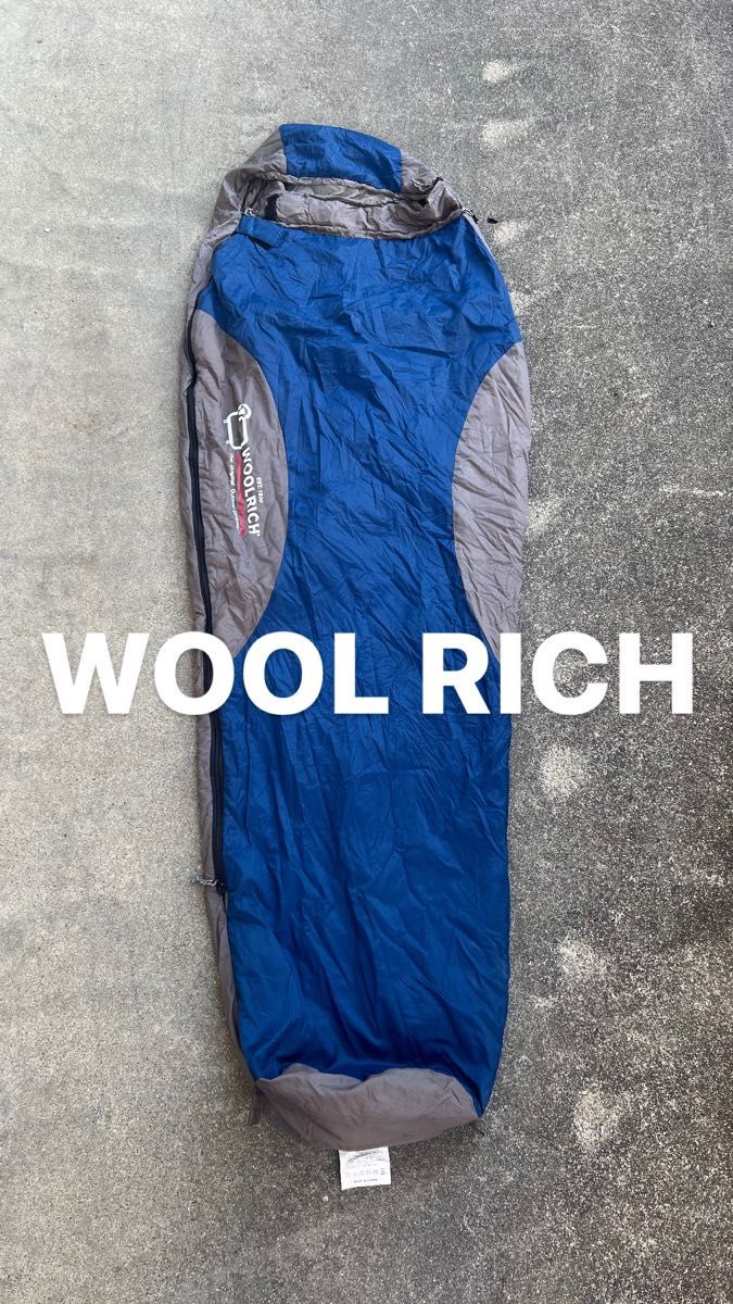 WOOLRICH  寝袋 シュラフ モンベル mont-bell アウトドア キャンプ 寝具 マミー型 コールマン Coleman