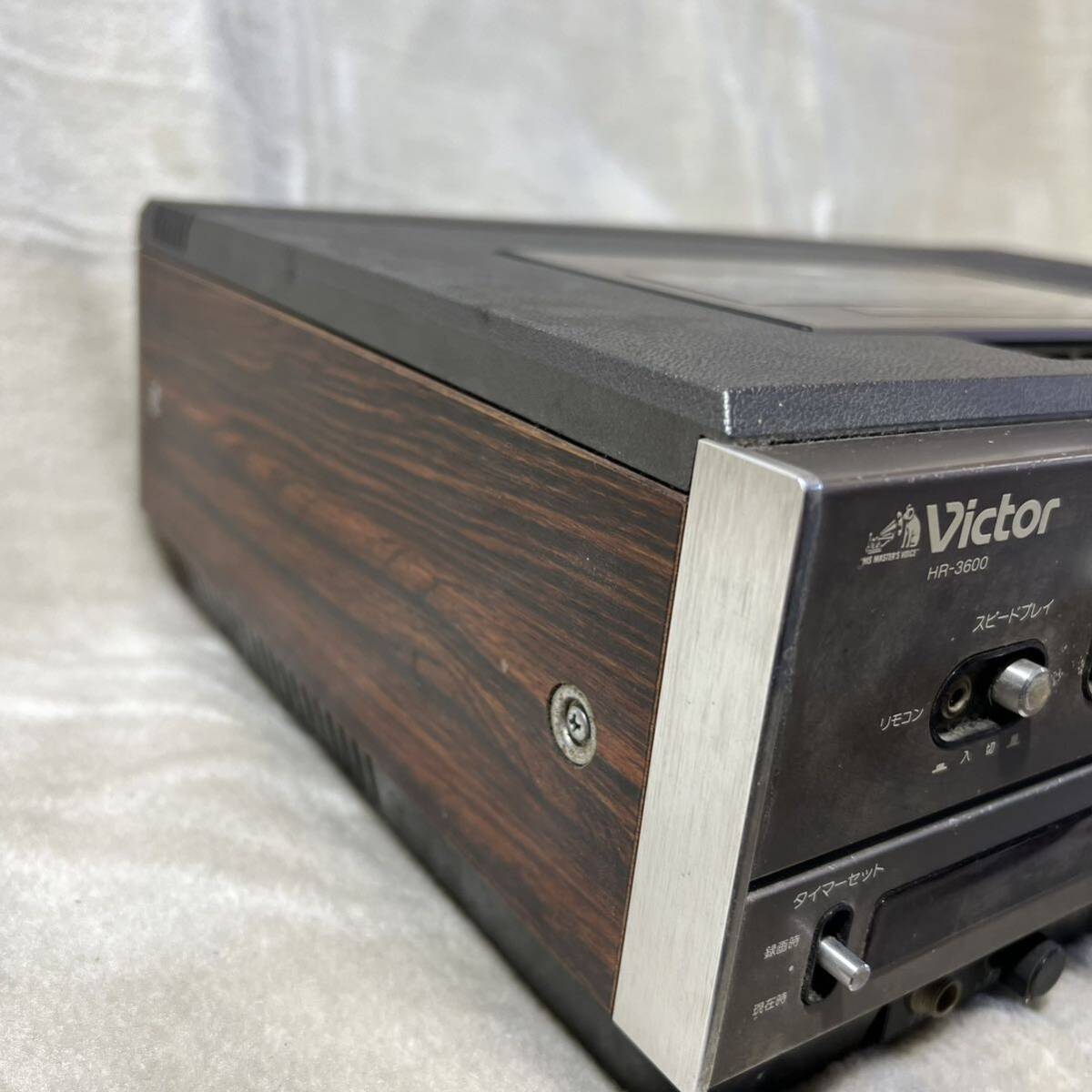 C997 Victor ビクター VHSビデオカセットレコーダー HR-3600 コード無し 通電確認無し _画像5