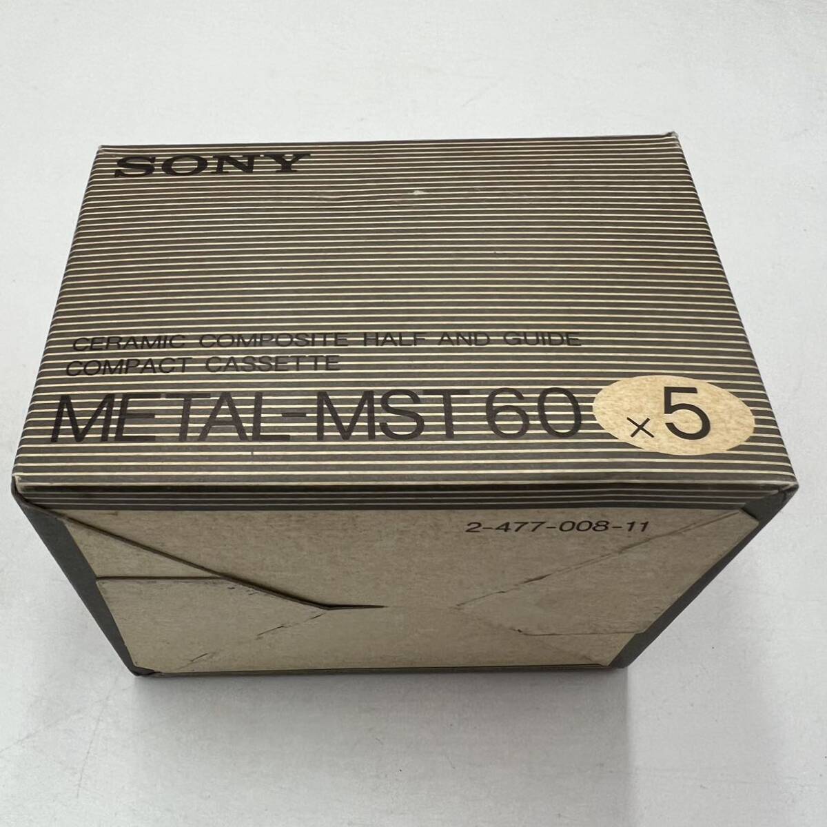 C1013 Y SONY ソニー カセットテープ Metal Master 46 メタルマスター46分 5本 別箱 未使用保管品 _画像7