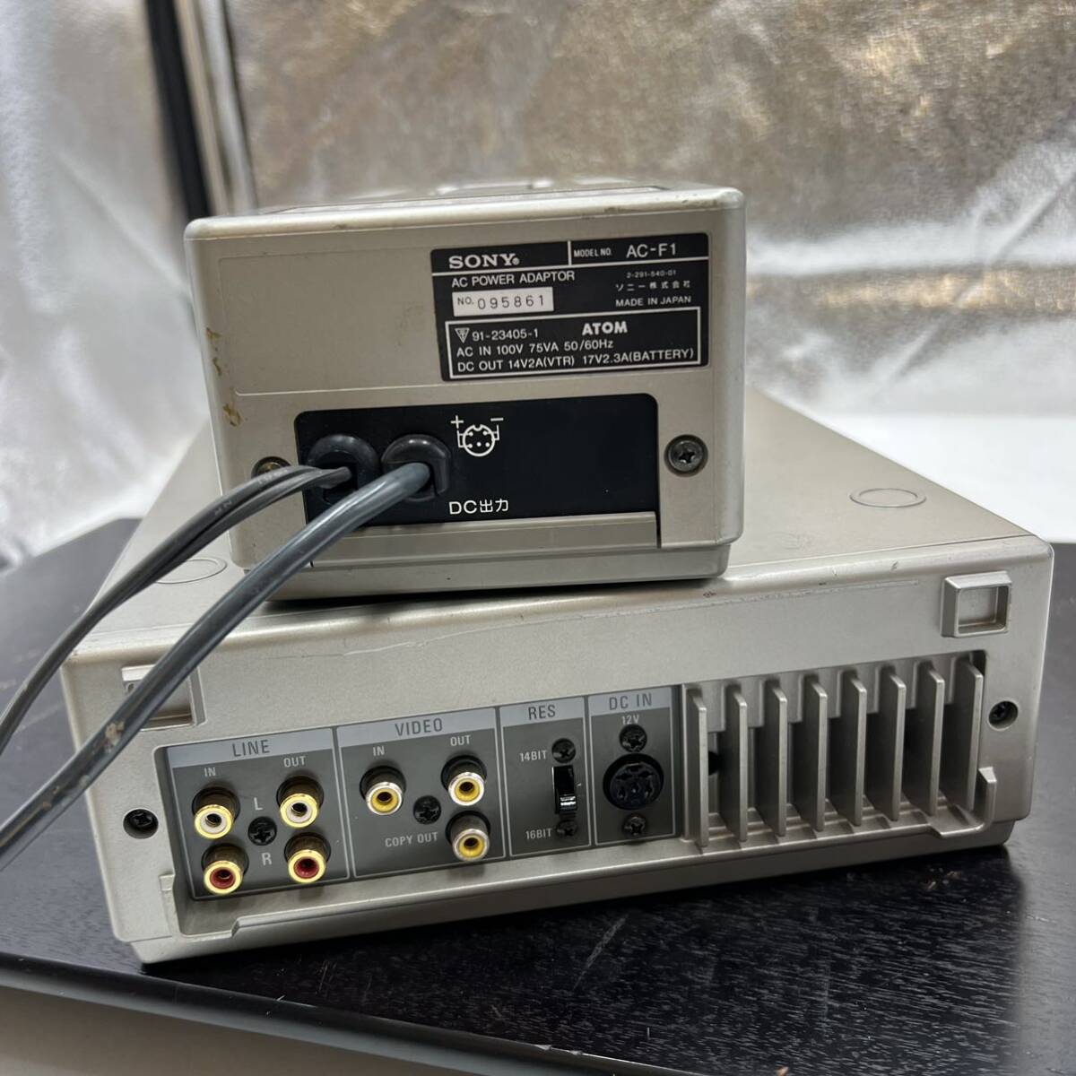 C1015 Y SONY Sony PCM processor PCM-F1 AC-F1 power supply unit attached electrification equipped operation verification equipped 