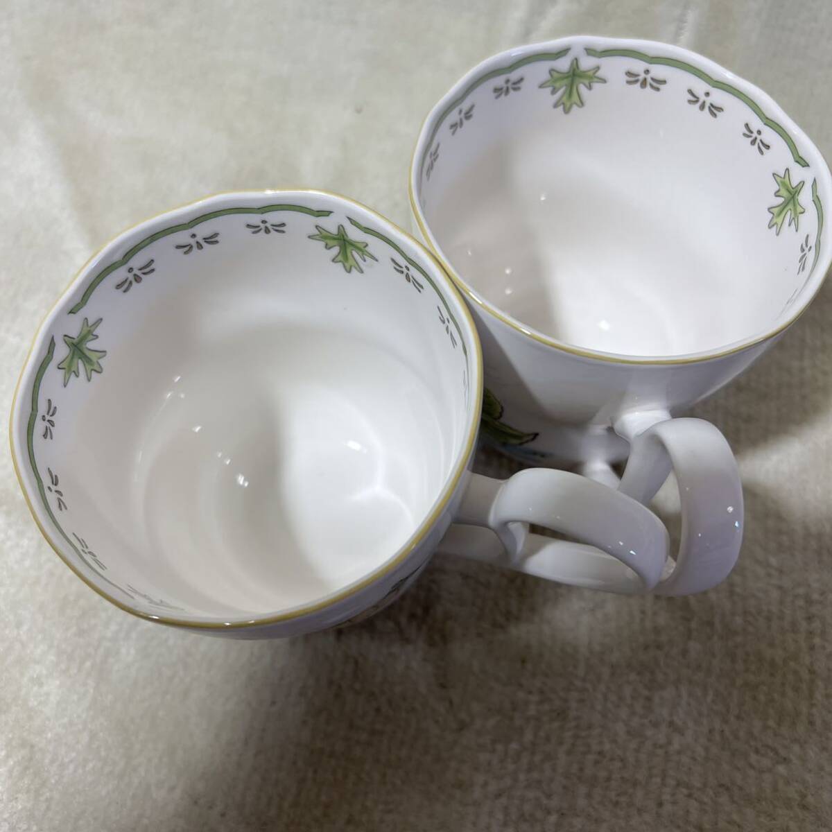 C1029 Noritake ノリタケ マグカップ となりのトトロ 2点セット 絵柄違い コーヒーカップ _画像5