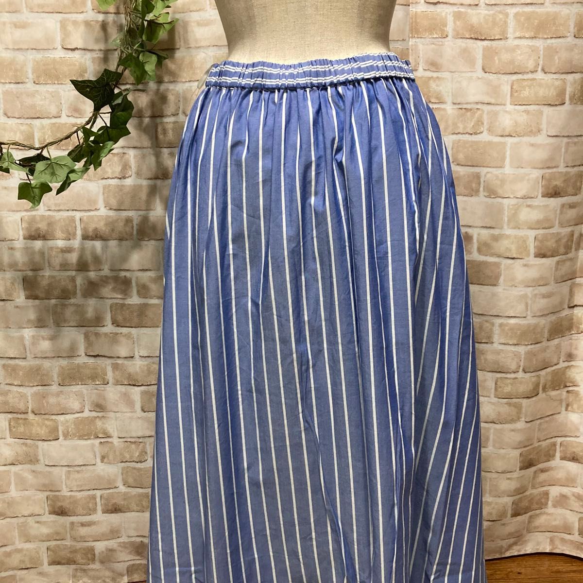 感謝sale 1270 新品　AMERICAN HOLIC⑥ 可愛いスカート　ロングスカート　Stripe切替スカート