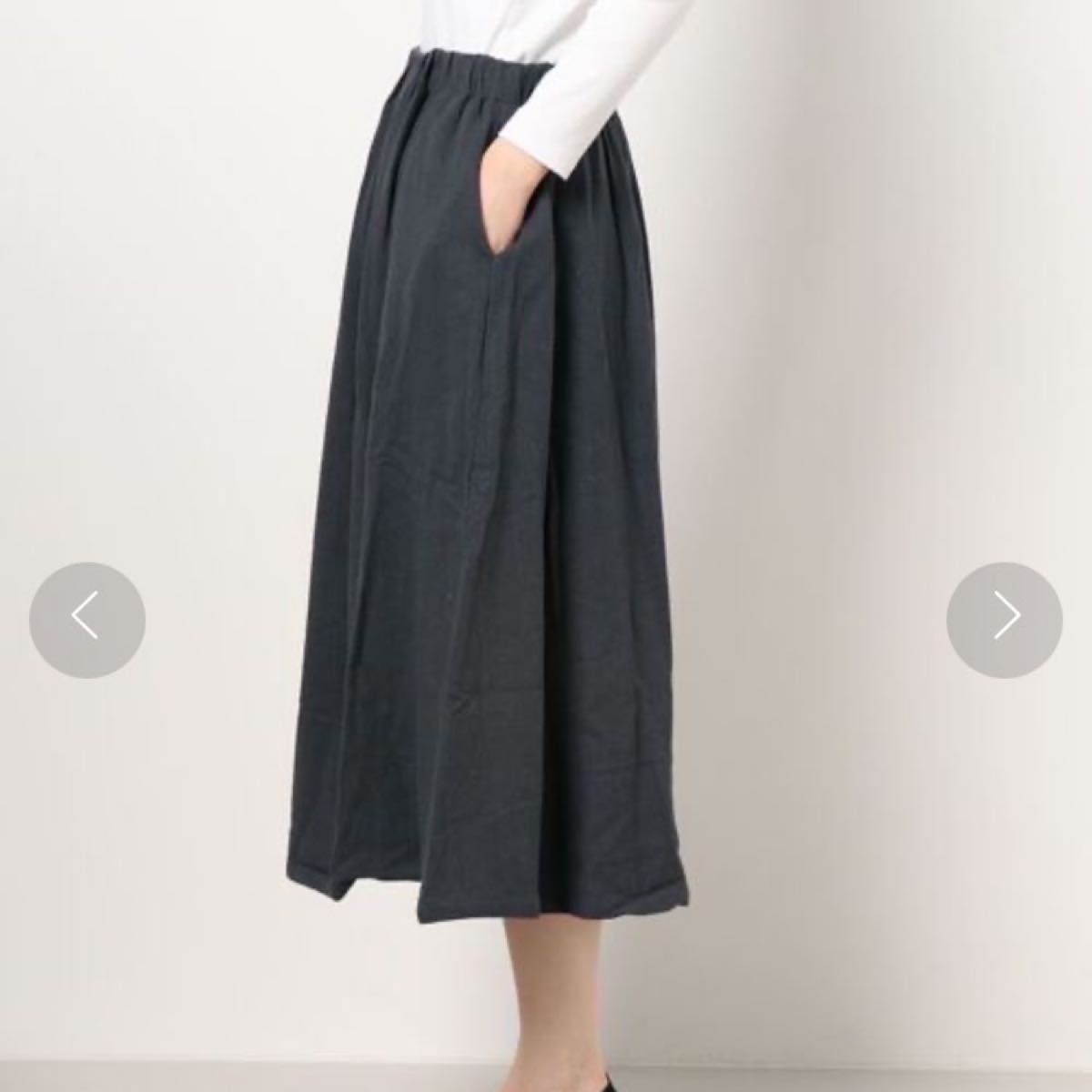 感謝sale 1308 新品　SM2 ゆったり＆可愛いスカート　タックギャザースカート