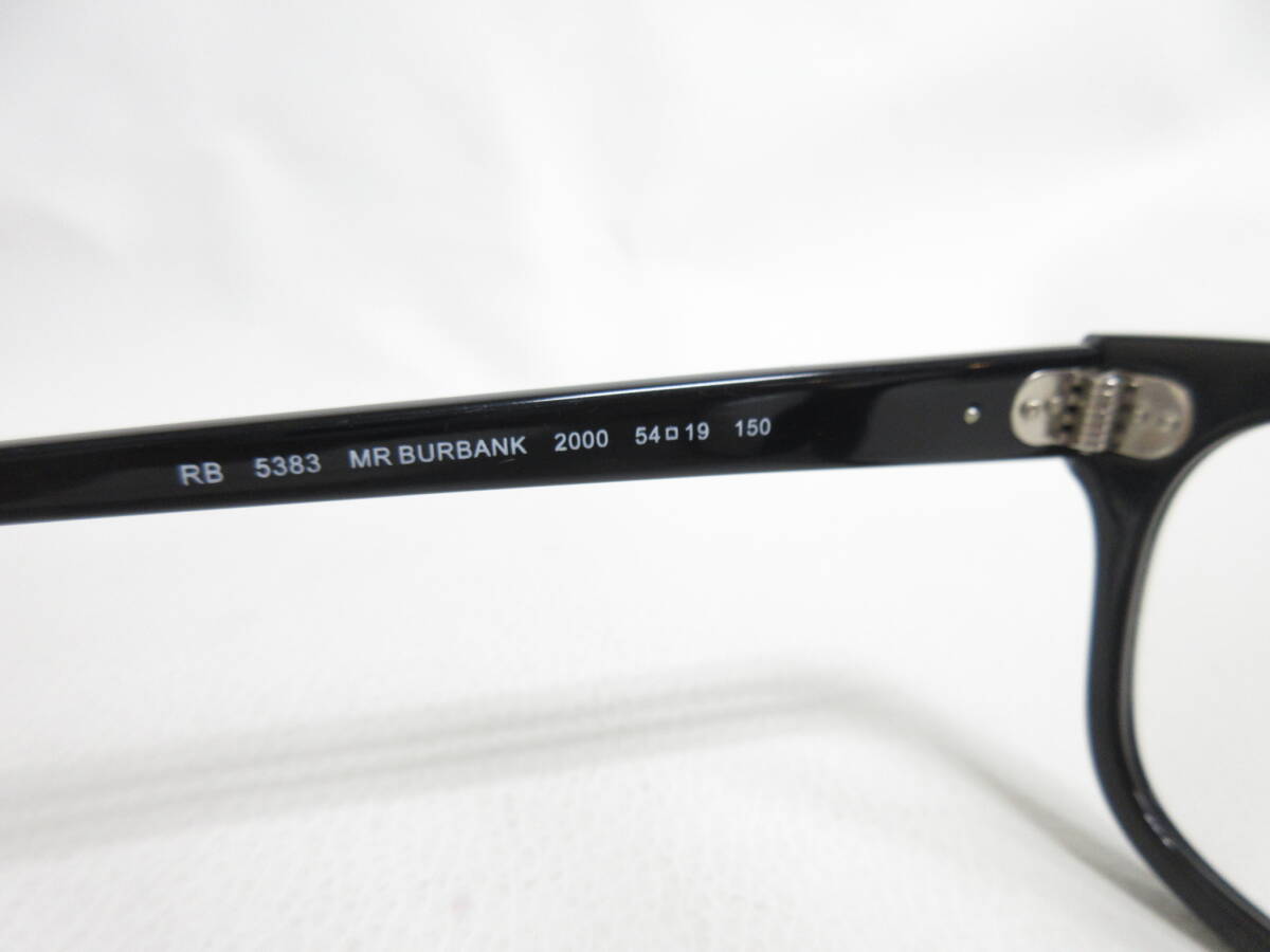 13038◆Ray-Ban レイバン MR BURBANK RB5383 2000 54□19 150 CE UKCA メガネ/眼鏡 度入りレンズ 中古 USED_画像6