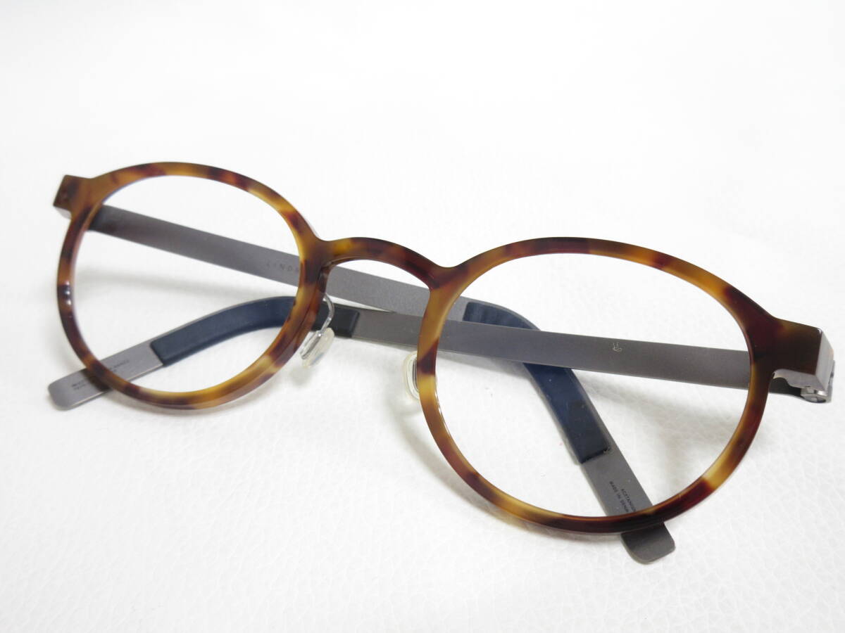 13040◆LINDBERG リンドバーグ アセタニウム NO/F38F 1014 46□23 T419-135 COL.AB02 メガネ/眼鏡 MADE IN DENMARK 中古 USED_画像8