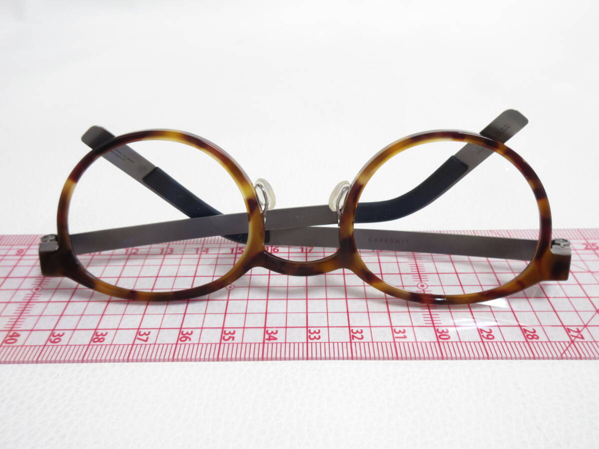 13040◆LINDBERG リンドバーグ アセタニウム NO/F38F 1014 46□23 T419-135 COL.AB02 メガネ/眼鏡 MADE IN DENMARK 中古 USED_画像9