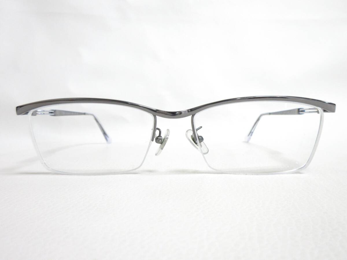 13051◆Ray-Ban レイバン RB8746D 1000 55□17 145 TITANIUM UKCA 度入りレンズ メガネ/眼鏡 中古 USED_画像1